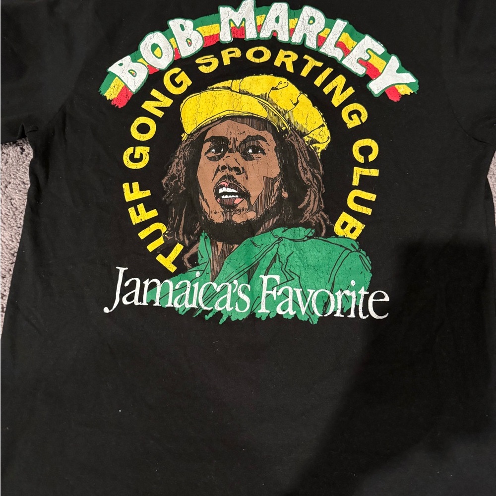 Bob Marley Jamaica reggae Rasta pull & bear P&B tee shirt sz L